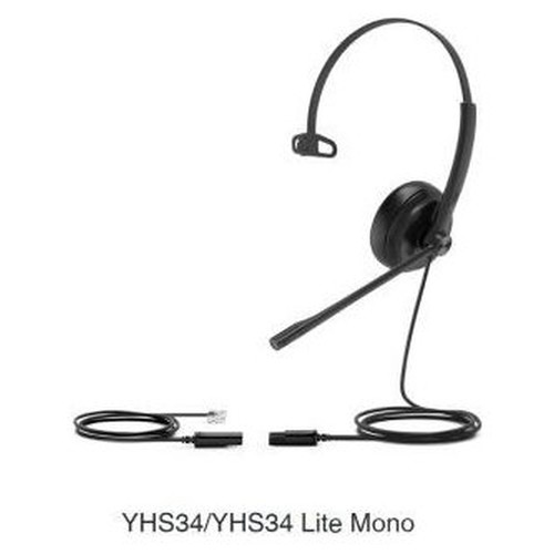 YEALINK YHS34 Mono Auriculares monoaurales RJ-IA30 YEALINK YHS34 Mono Auriculares monoaurales RJ
